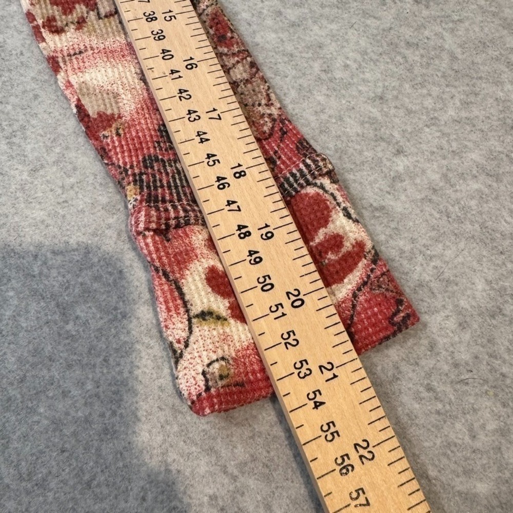 The North Face Thermal Top Womens XS Red Floral Cotton Blend Hiking Camping - Picture 11 of 13